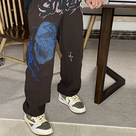 Travis Scott Cactus Jack Brown Sweatpants