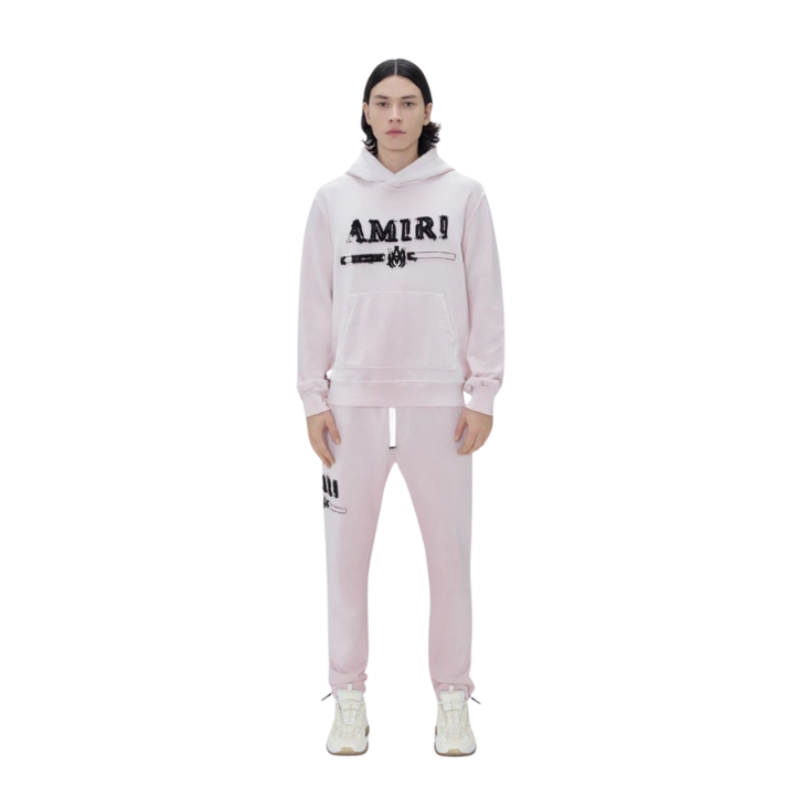 Amiri M.A. Bar Appliqué Tracksuit 'Pink'