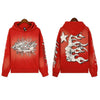 Hellstar Records Classic Red Hoodie