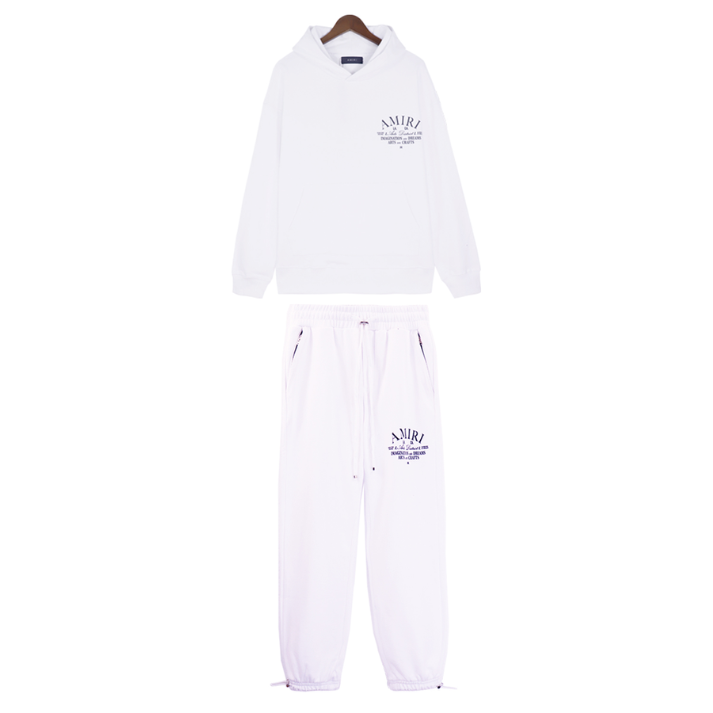 Amiri Arts District Tracksuit [Black & White]