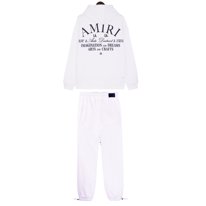 Amiri Arts District Tracksuit [Black & White]
